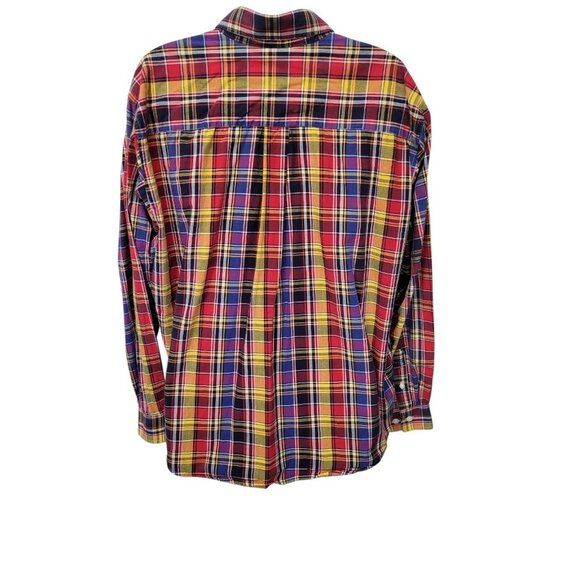 Cruel Girl Shirt Women XL Western Cowgirl Rodeo Button Down Red Plaid - Picture 5 of 15